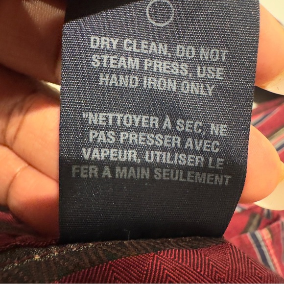 Robert Graham Men’s Striped Embroidered Paisley Contrasting Flip Cuff Shirt L - Picture 13 of 13